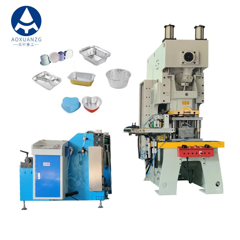45T Aluminum Foil Pressing Pneumatic Punching Machine For Lunch Containers