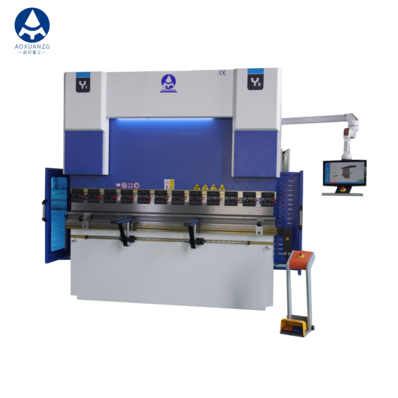 170T2500MM CNC Hydraulic press brake 4+1 axis with China AX-68T controller