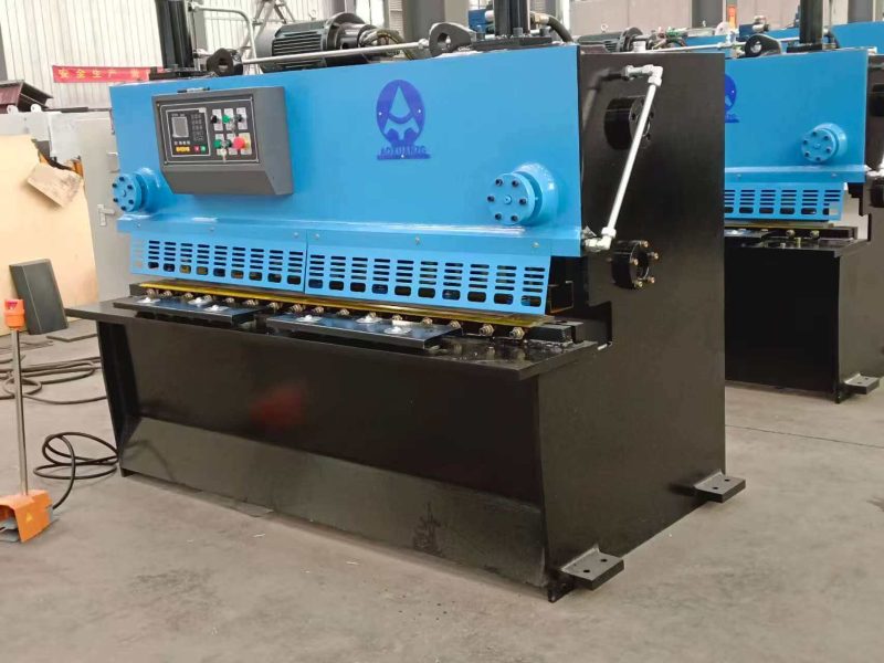 QC11Y-4*1600mm Small NC Hydraulic Guillotine Shearing Machine With Estun E21s - Image 3