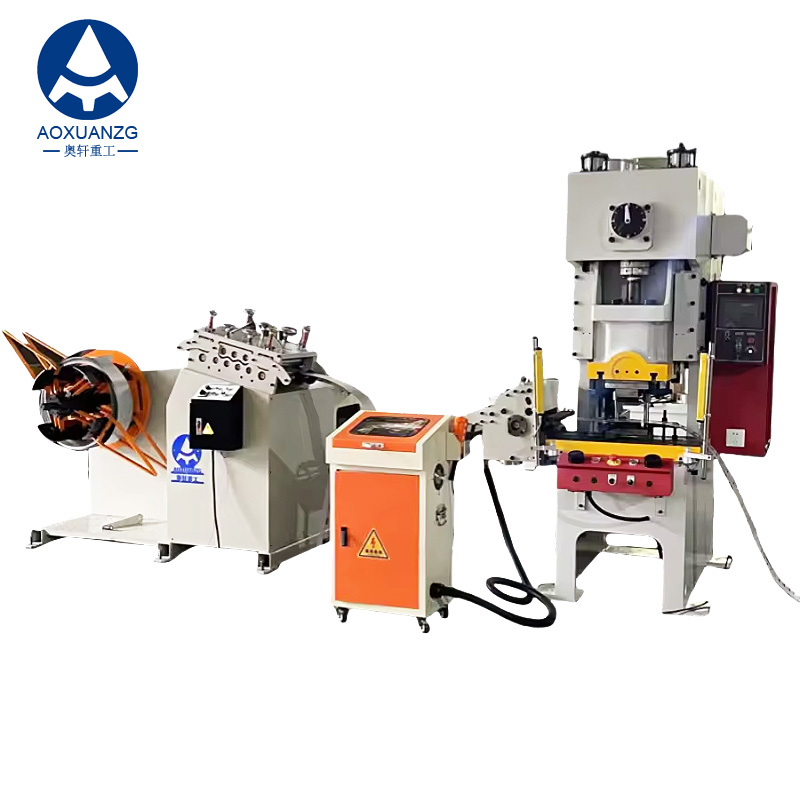 APA-25T Small High-Speed ​​Fully Automatic Pneumatic Punch Production Line with Straightening Feeder
