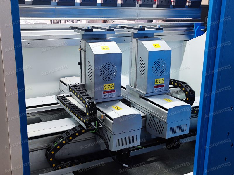 WE67K-160T4000 CNC Electro Hydraulic Press Brake Machine With DELEM DA69S 8+1 Axis - Image 7