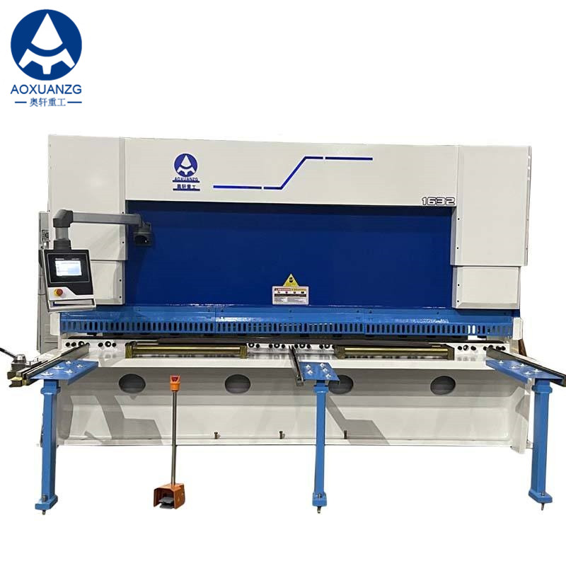 16X3200 Delem DAC310T CNC Hydraulic Guillotine Shearing Machine with Electric Blade Angle Adjustment