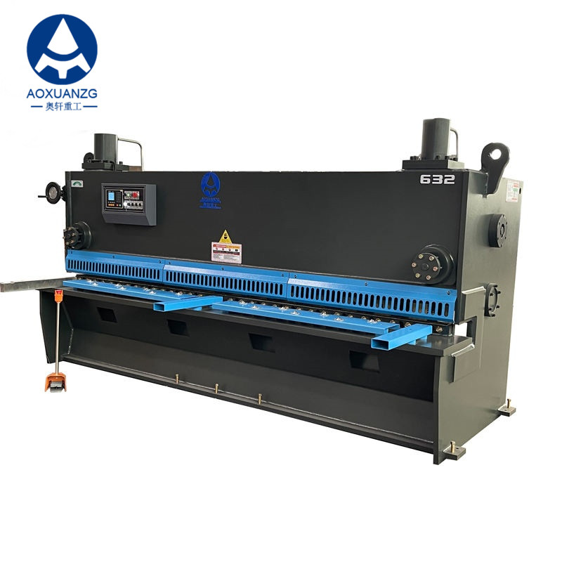 6*3200 Hydraulic Shearing Guillotine Machine Sheet Metal Cutting Machine with E21S