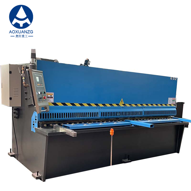 Economical Hydraulic Shearing Machine  Hydraulic Sheet Metal Cutting Machine 6X3200MM with E21S Controller