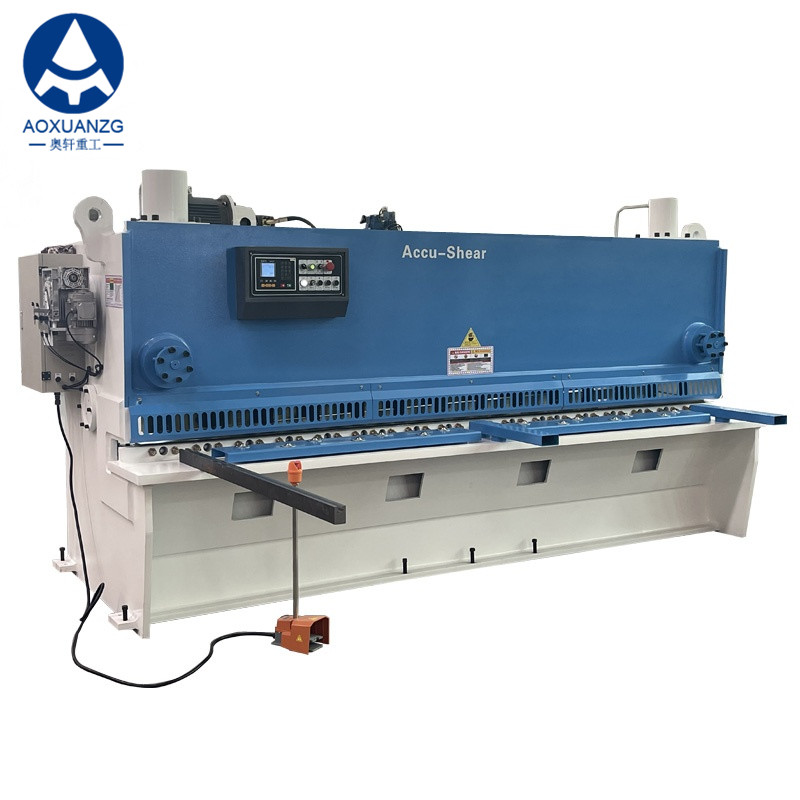 6*3200mm Hydraulic Guillotine Metal and Sheet Plate Shearing Machine with Follow-up Rack