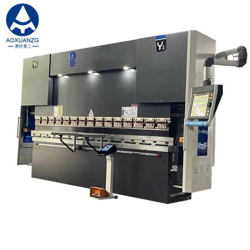Hydraulic Servo Automatic CNC Press Brake 6+1 Aixs with Delem DA66S Controller for Bending Electric cabinets