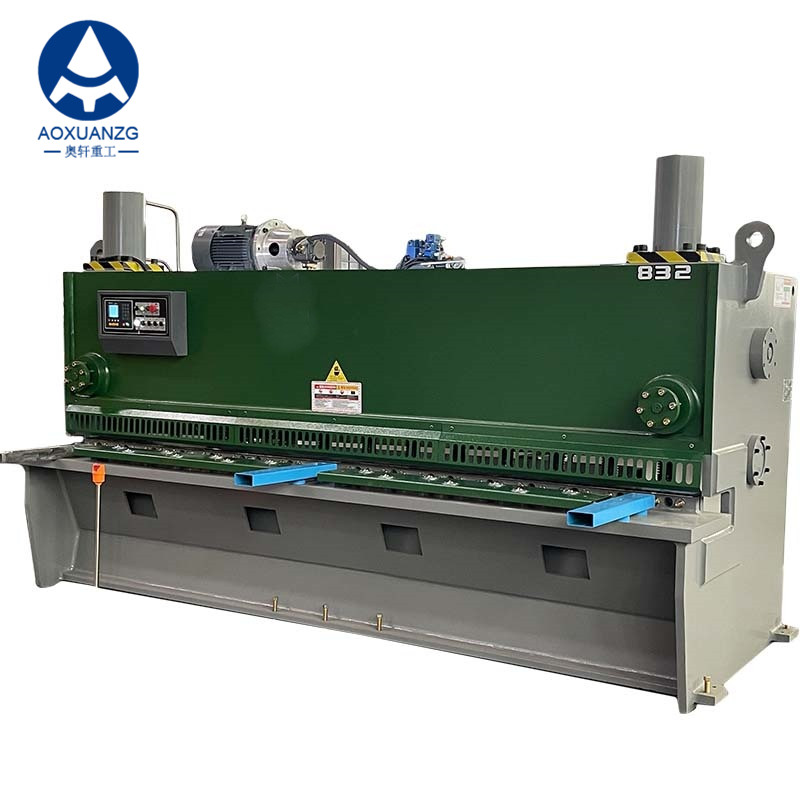 QC12K-8*3200mm Iron Steel Sheet Hydraulic Guillotine Shears Machine with E21S