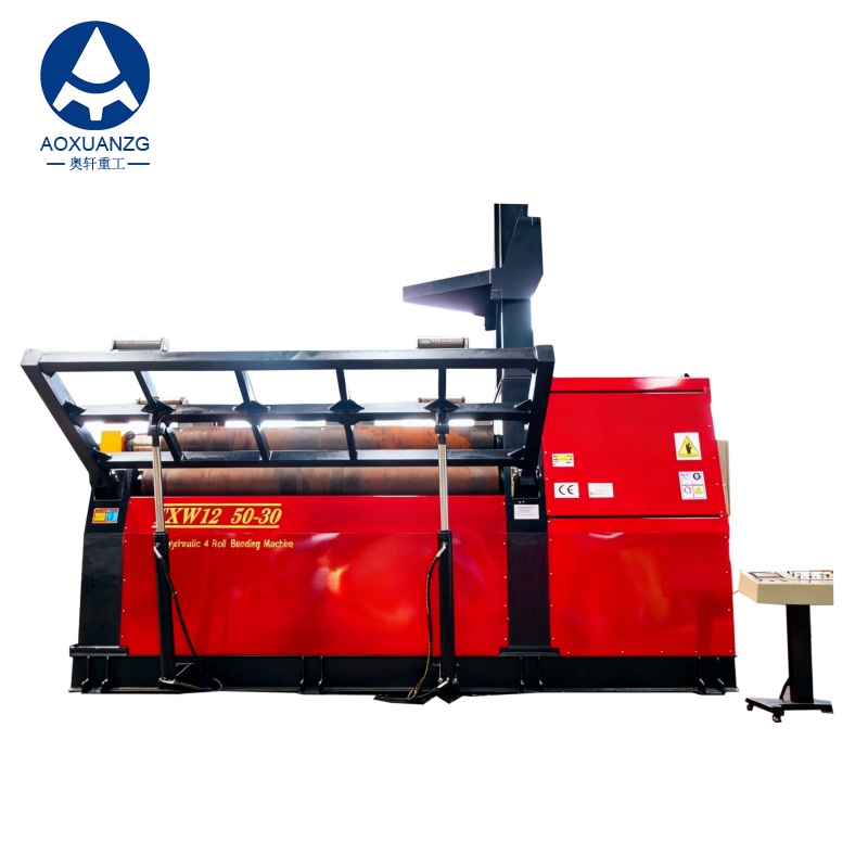 Good Price WC12 Sheet Metal 4 Roller Cnc Plate Bending Machine Roll Machine Professional Hydraulic Four Roller Bending Machine
