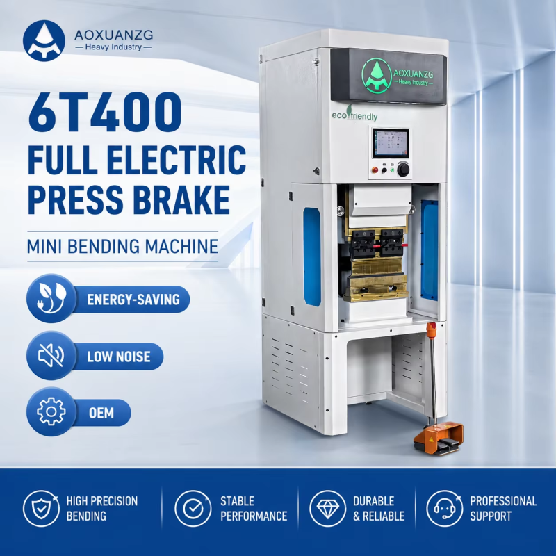 6T 400mm Fully Electric Servo Small Press Brake Full Servo Pure All Electric Plate Bending Machine Mini Cnc Bending Machine
